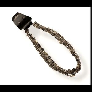 Silver tone necklace